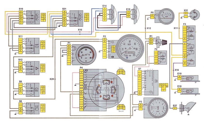 Схема электрооборудования КАМАЗ 6520 евро 2