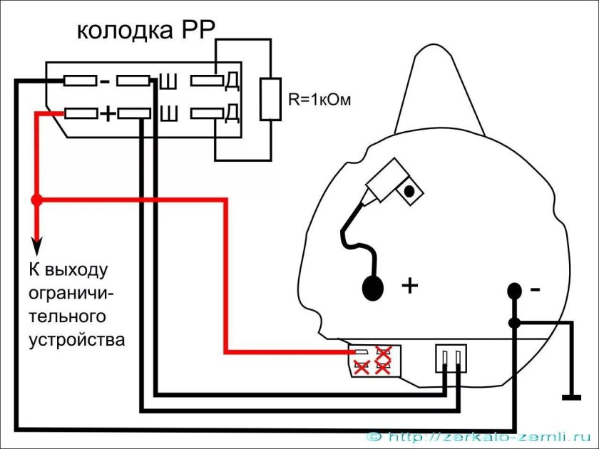 Схема подключения генератора ГАЗ 3110