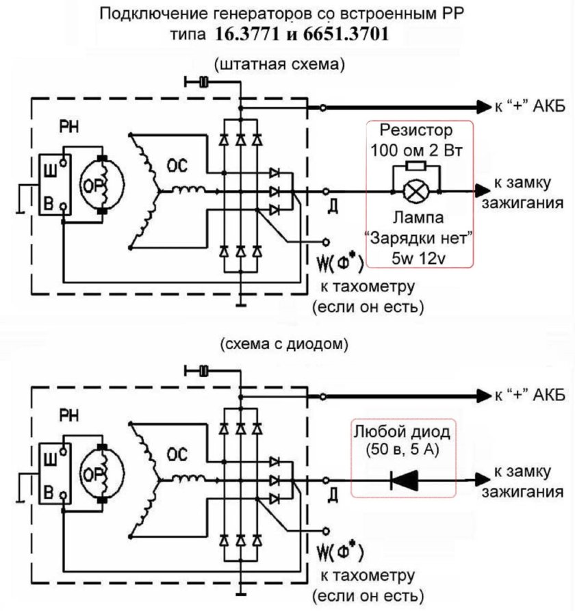 Генератор г1000.04.1 схема подключения