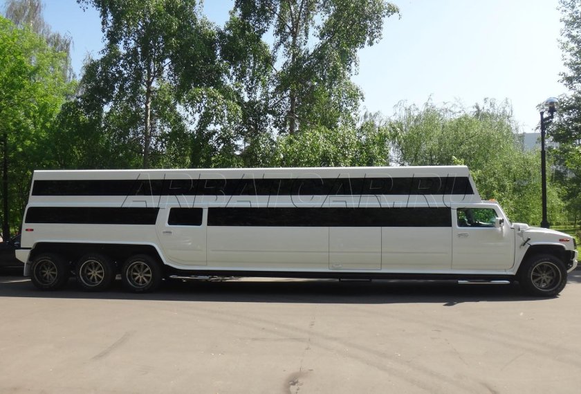 Хаммер лимузин 4 осный