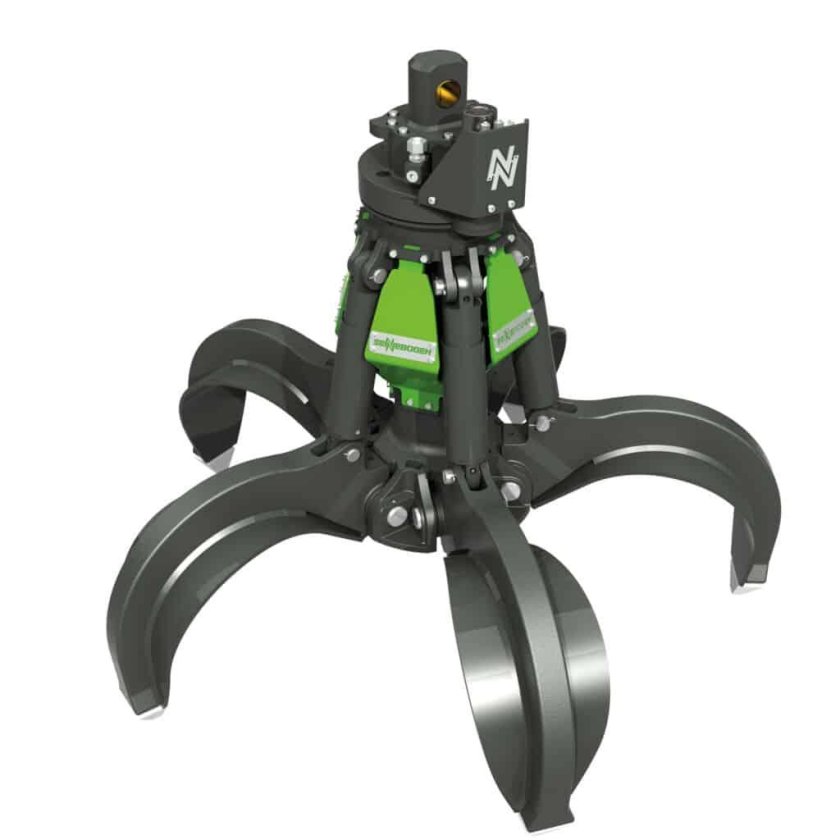 Многочелюстной грейфер для металлолома