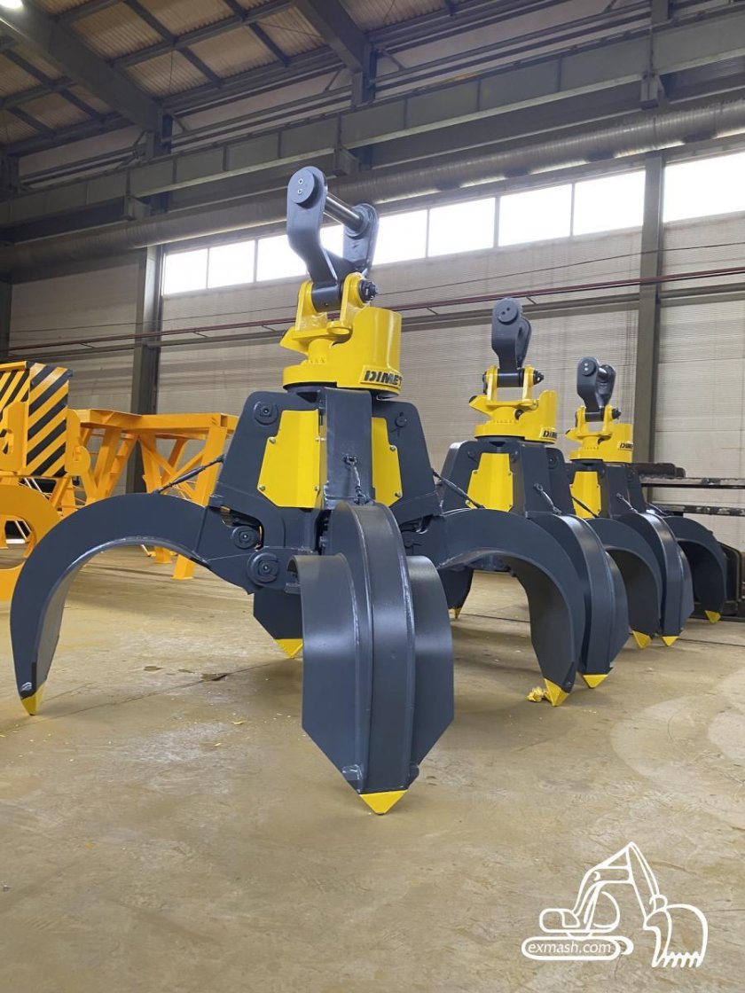 Грейфер гидравлический многочелюстной