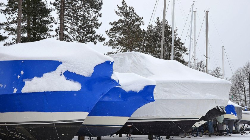Зимняя консервация катеров и яхт