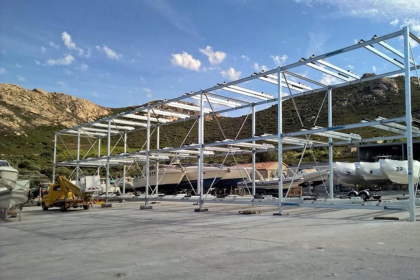 Ангар для хранения яхт