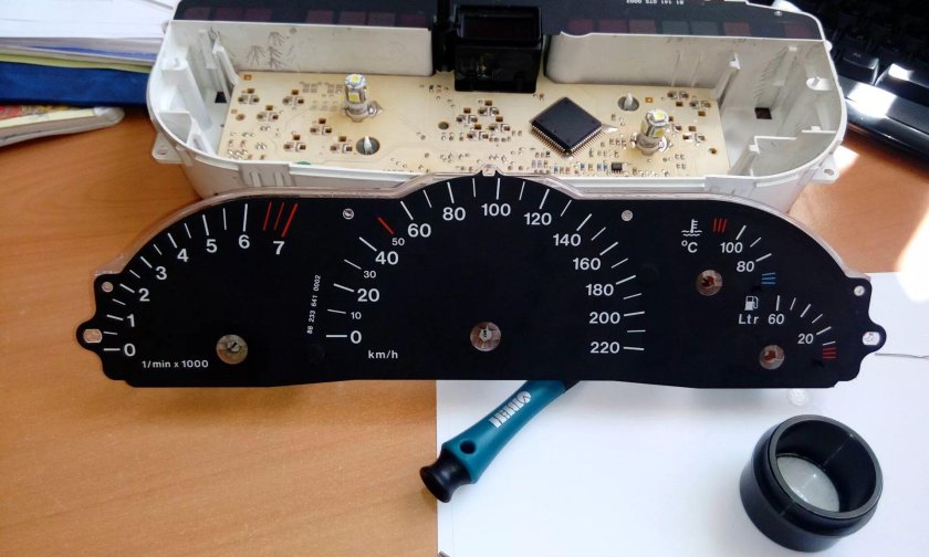 Приборка опель вектра б