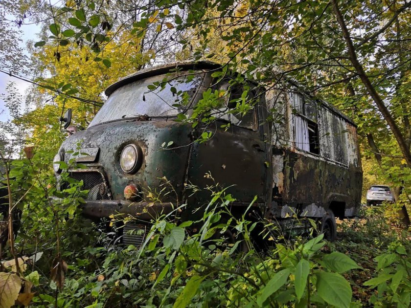 УАЗ 452 заброшенный
