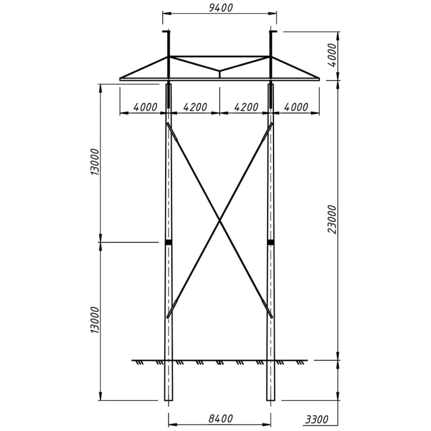 Опора 2пс110пб-4т