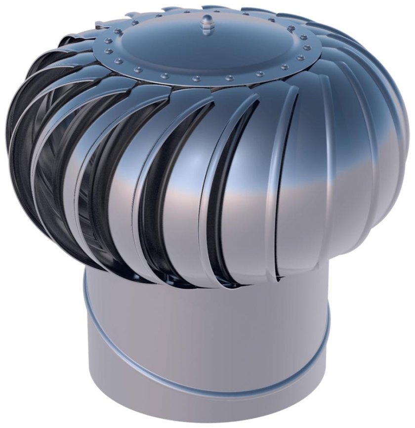 Турбодефлектор вытяжной вентиляции ТД-300 (оцинк.метал)