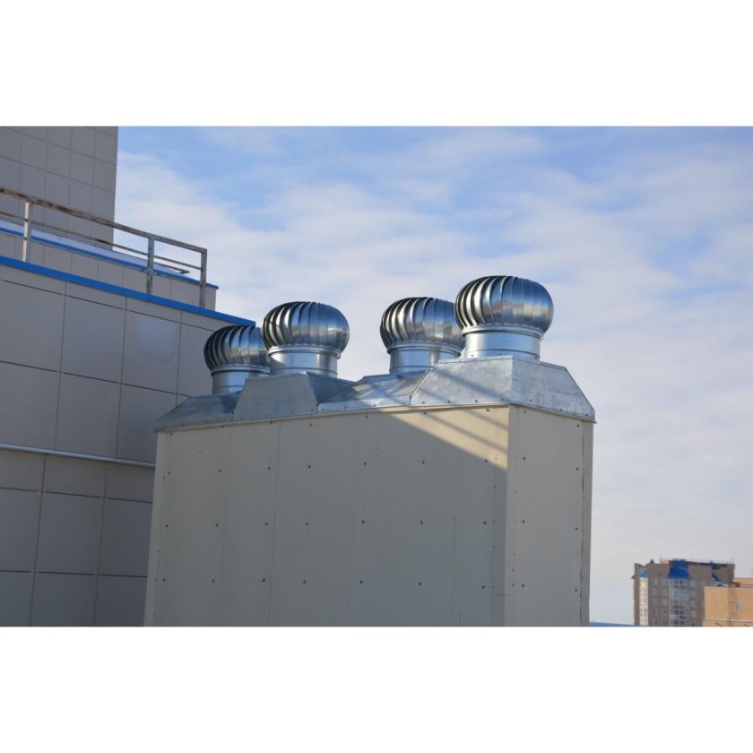 Турбодефлектор вытяжной вентиляции ТД-300 (оцинк.метал)