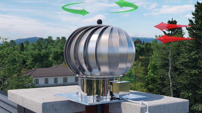 Турбодефлектор ТД-200 нержавеющая сталь