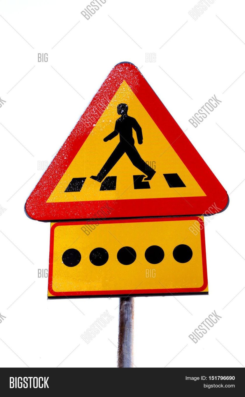 Знак Слепые пешеходы