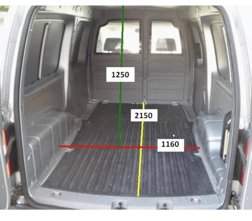 Caddy Maxi 2008 багажник