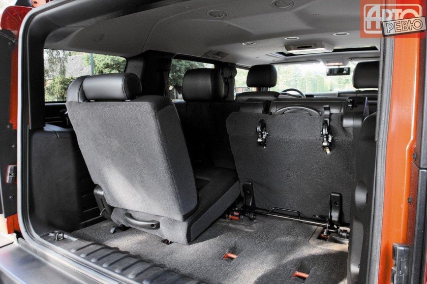 Hummer h2 третий ряд сидений