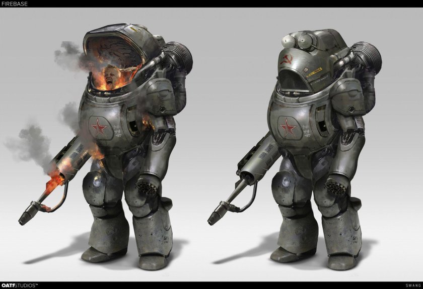 Силовая броня СССР дизельпанк