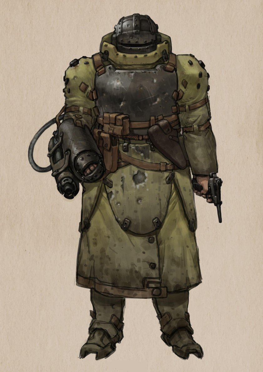 Дизельпанк стимпанк солдаты