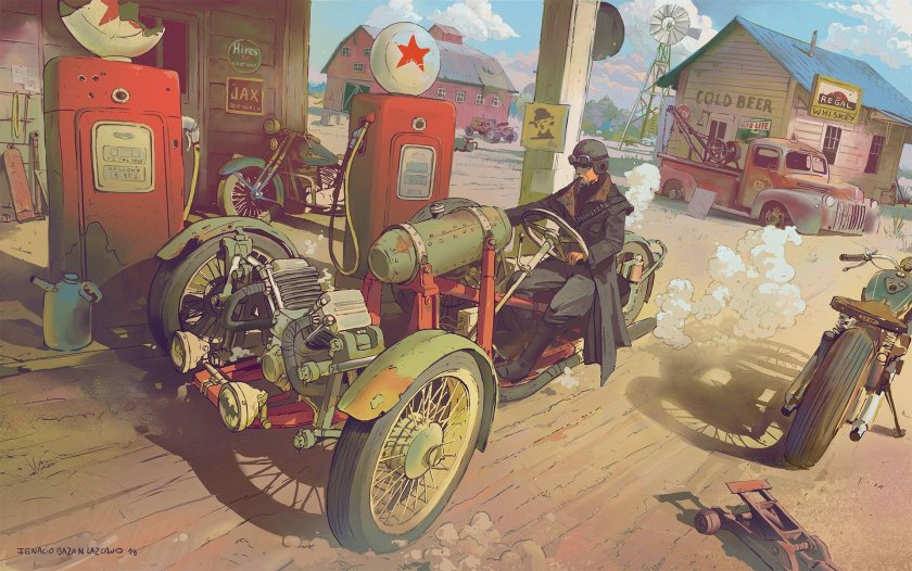 Мотоарт художники дэвид уль