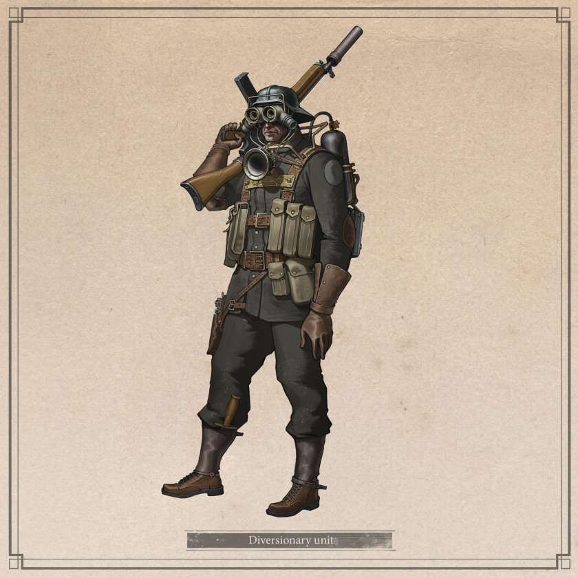 Дизельпанк стимпанк солдаты