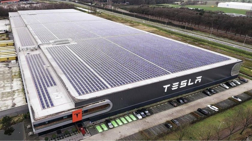 Завод Тесла Гигафабрика