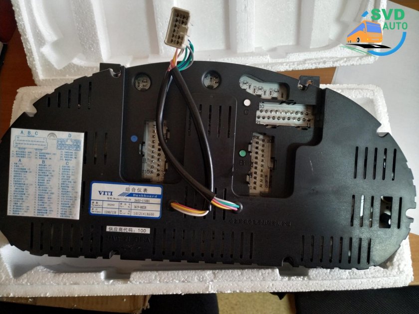 Yutong zk6119ha комбинация приборов