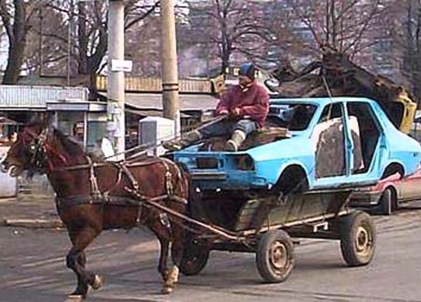 Телега для автомобиля