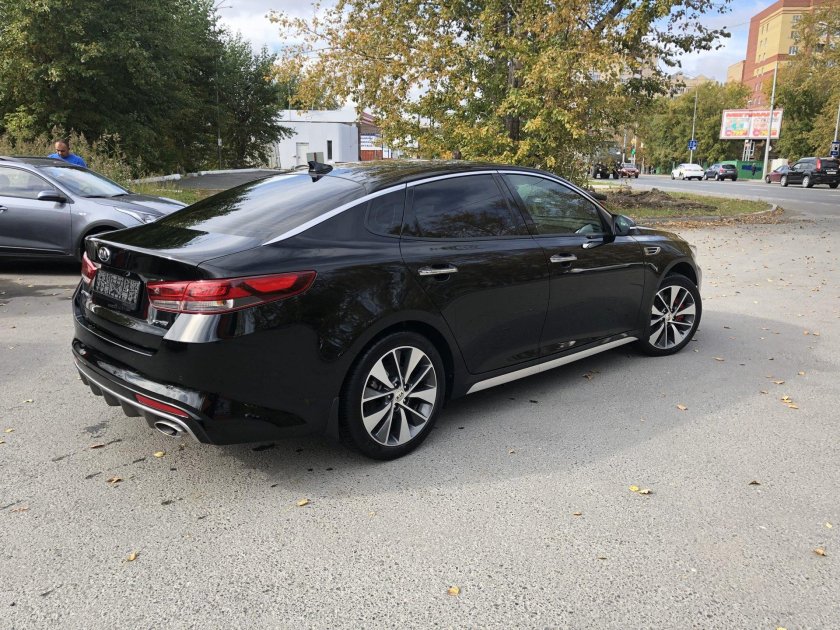 Kia Optima 2017 черная