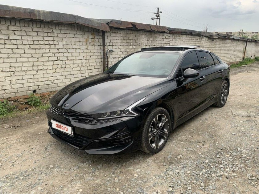 Чёрный Kia k5 III 2.5 at (194 л.с.) с пробегом