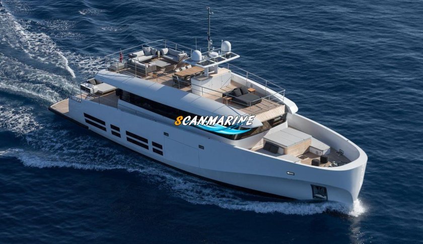 Яхта моторная Першинг