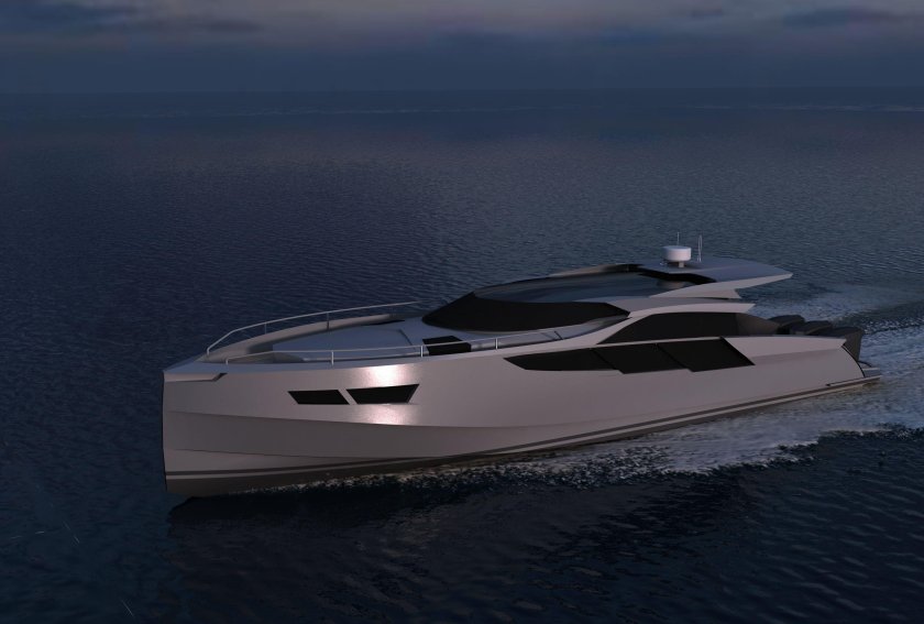 Алюминиевой моторной яхты Sea Pride 1100