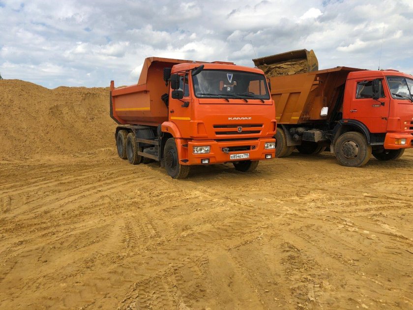 КАМАЗ 6520 С щебнем