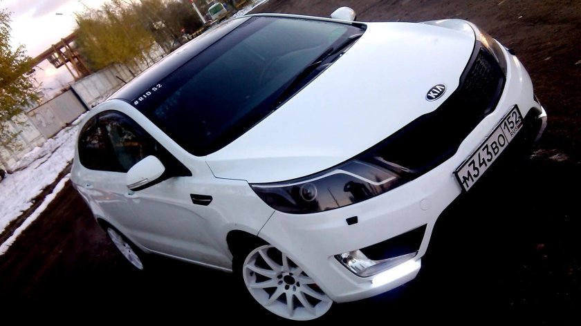 Kia Rio тюнингованная