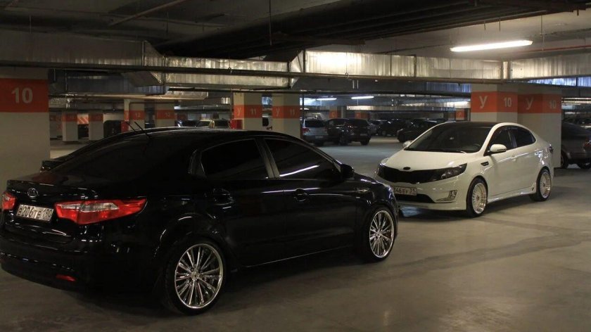 Киа Рио 3 седан черный диски