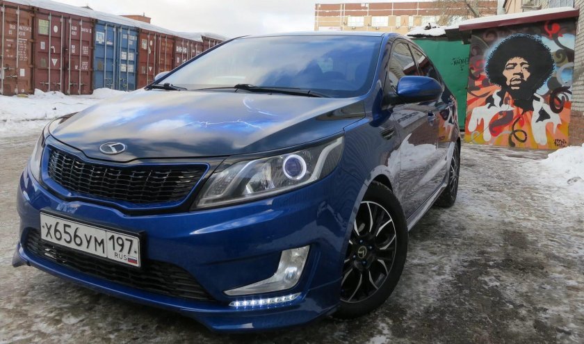 Kia Rio 2013 тюнинг