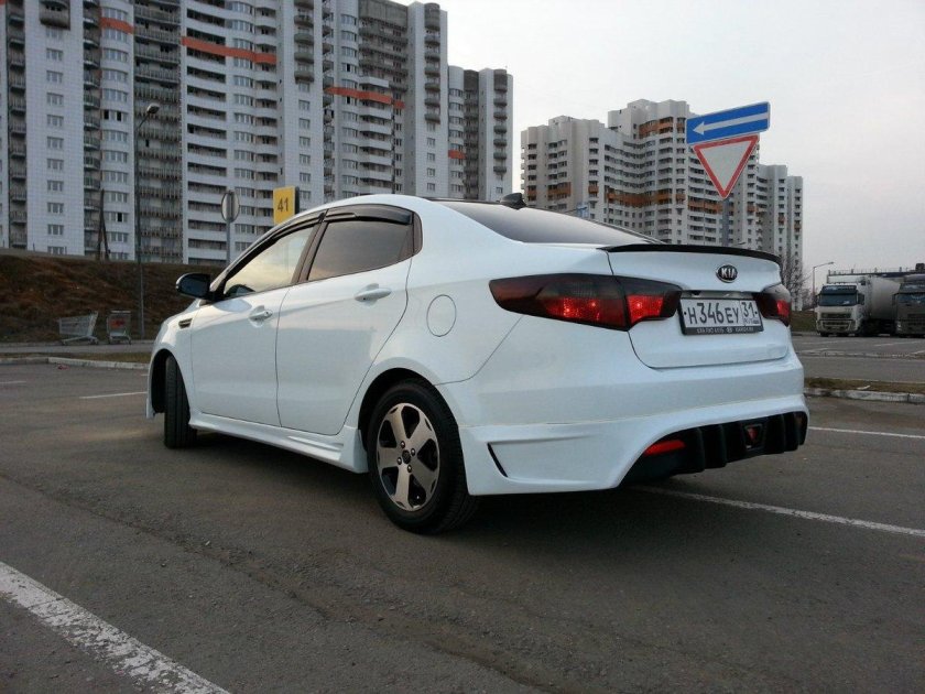 Обвес на Киа Рио 3 седан