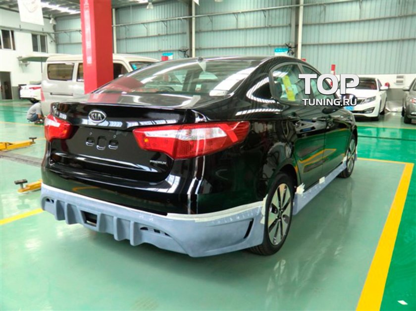 Обвес на Киа Рио 3 седан Рестайлинг 2015