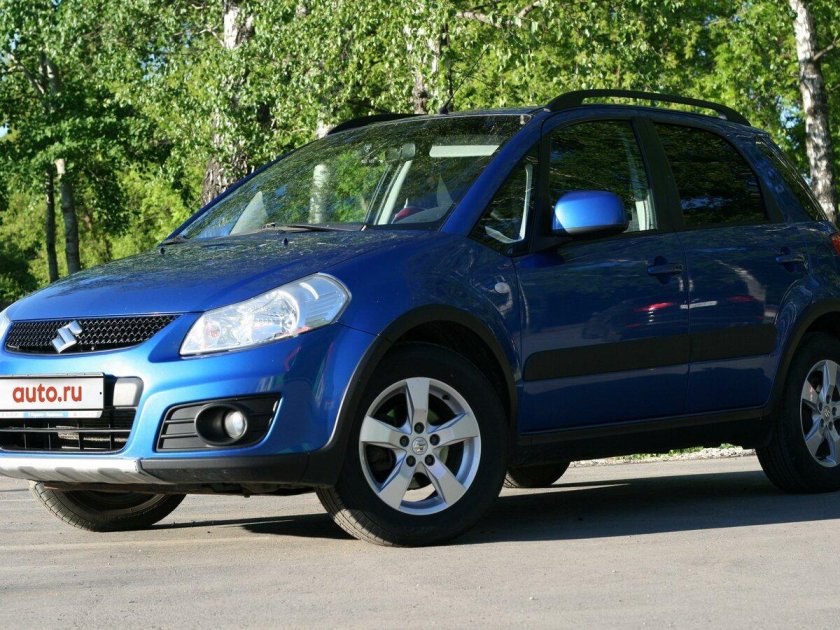 Suzuki sx4 голубая 2007