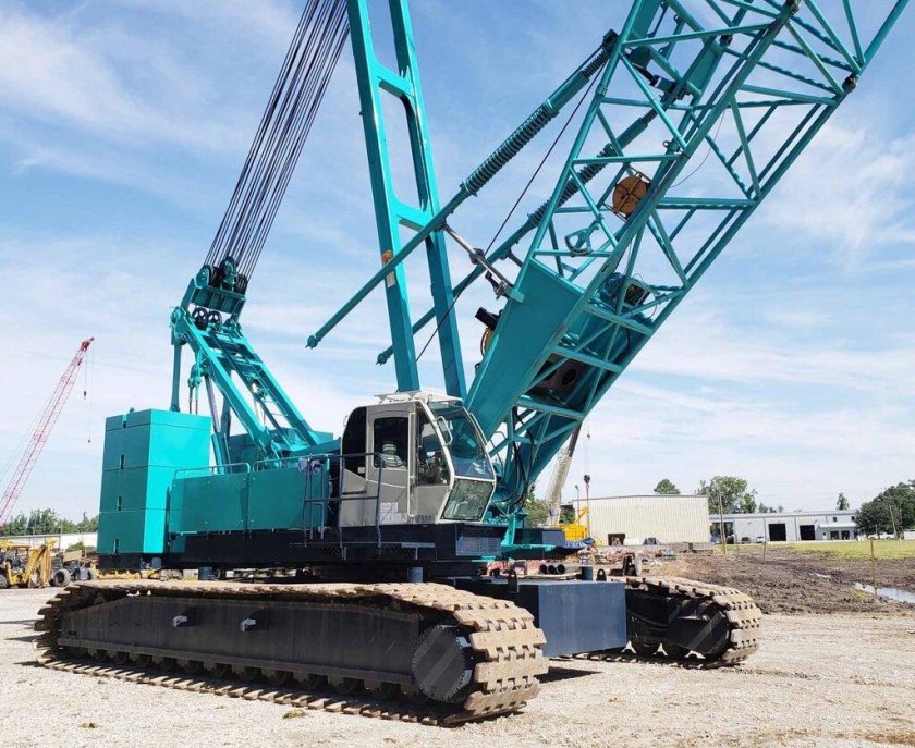 Кран гусеничный Кобелко 750