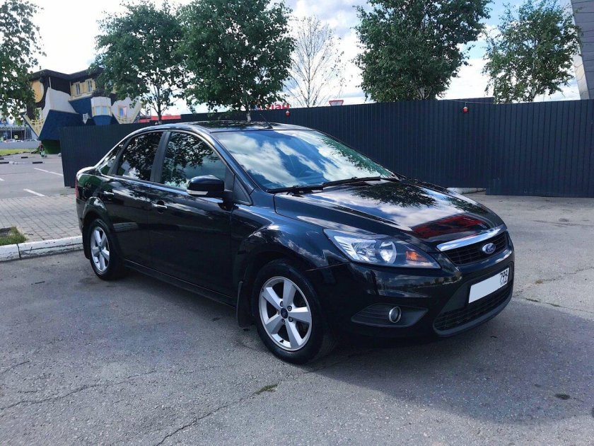 Форд фокус черный седан 2008