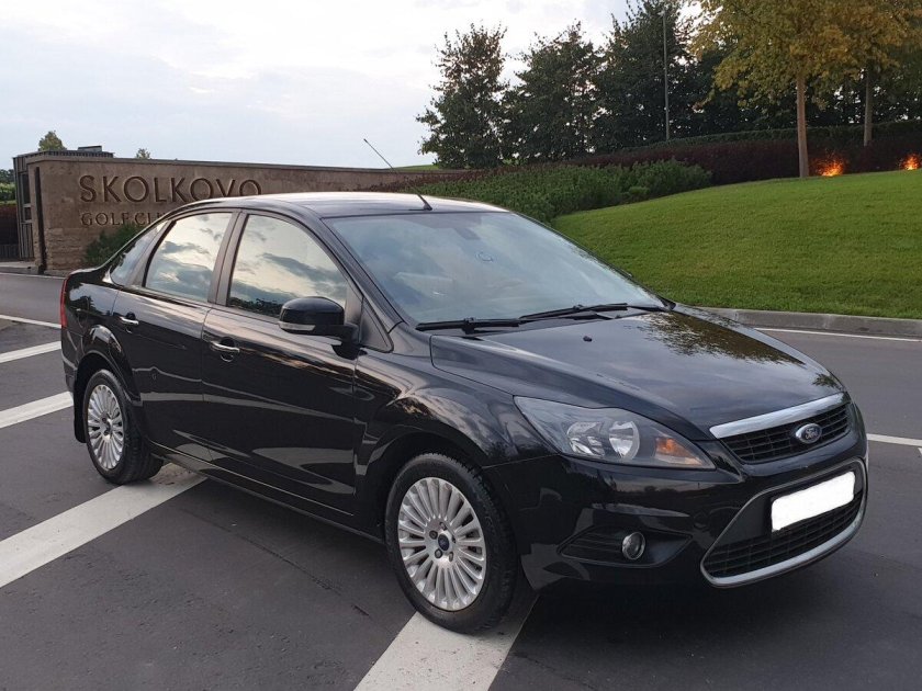 Форд фокус 2 Рестайлинг седан черный