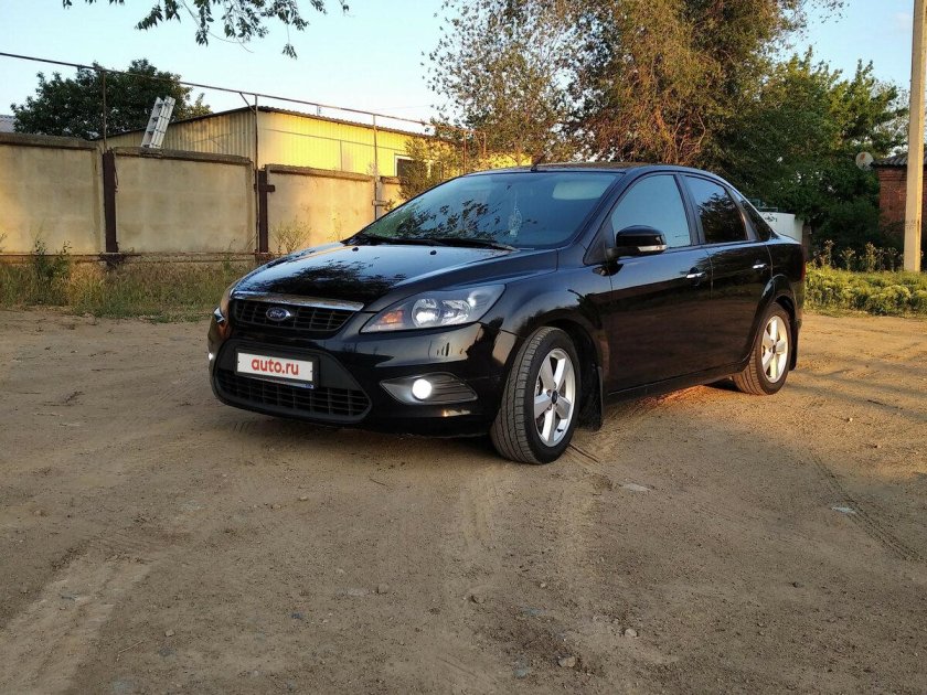 Форд фокус 2 Рестайлинг седан черный