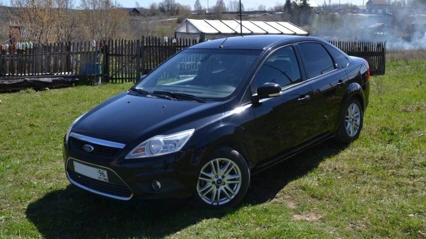 Форд фокус черный седан 2008