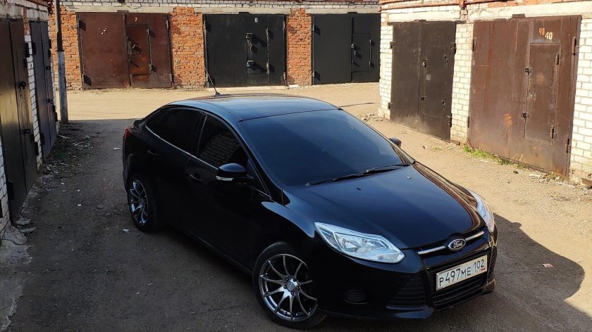 Форд фокус 3 черный тонированный