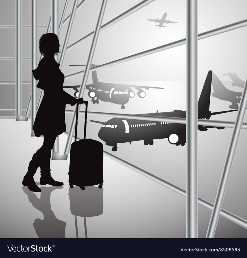 Аэропорт силуэт