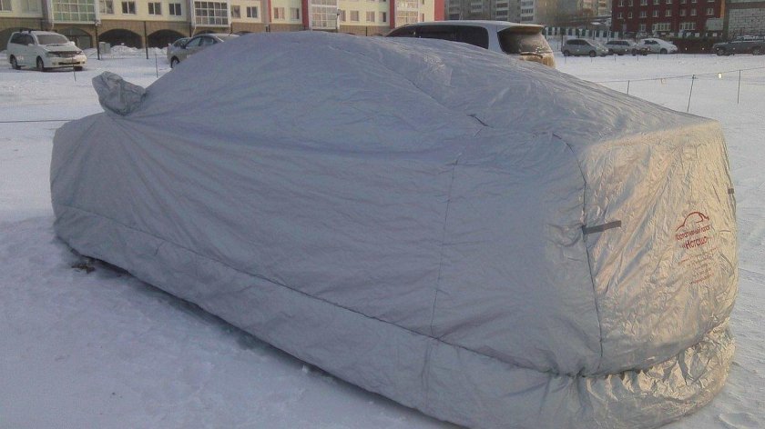 Чехол на машину зимний