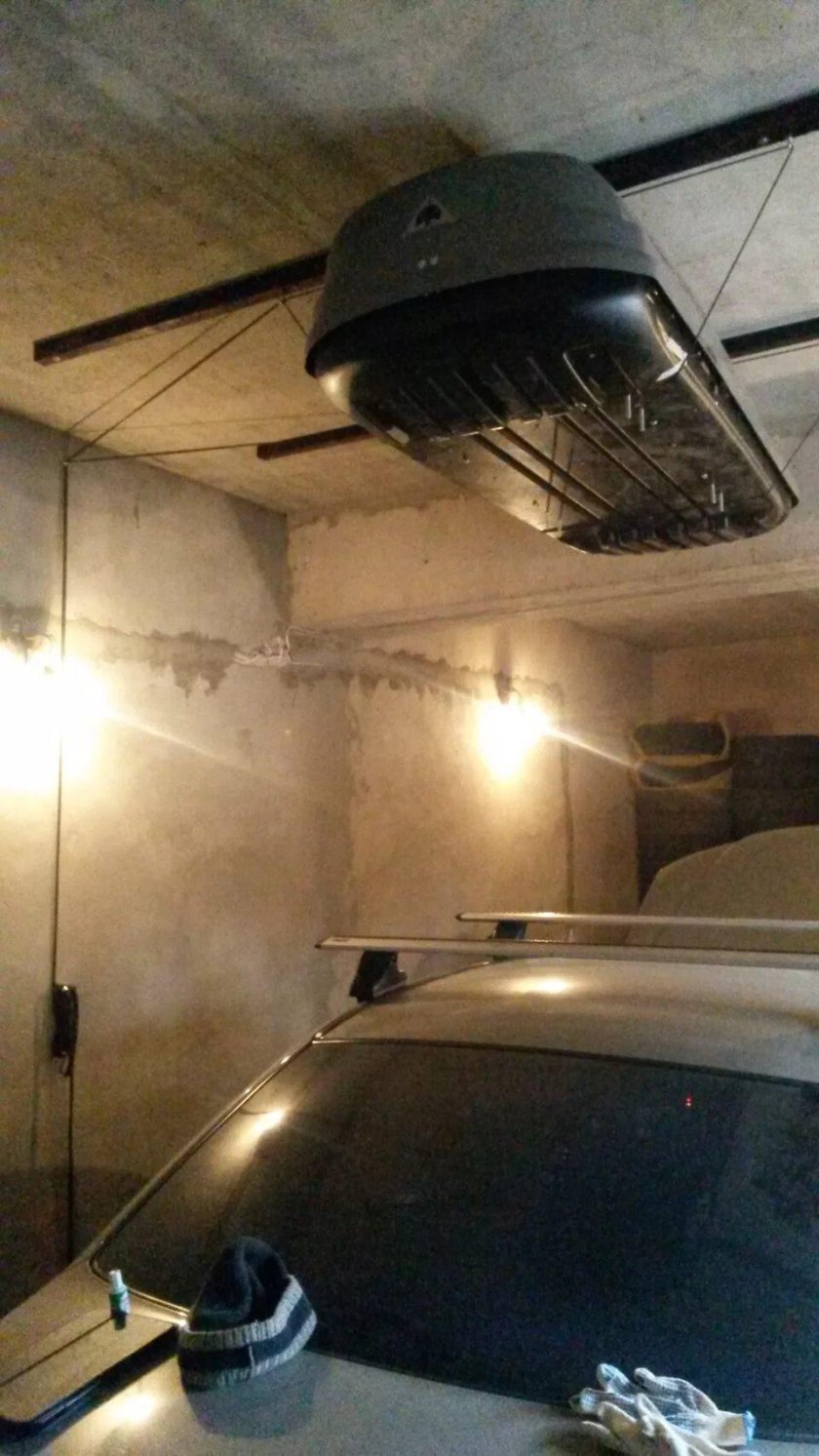 Крепление автобокса в гараже