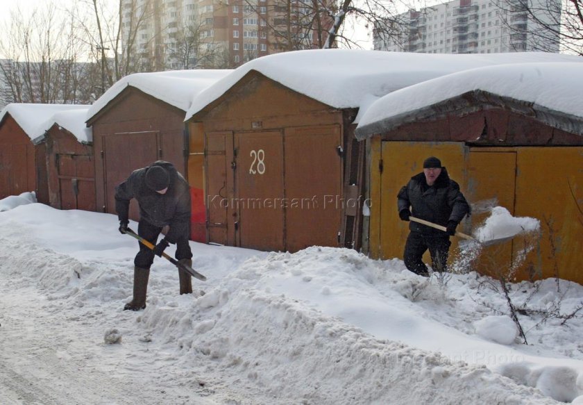 Зимний гараж