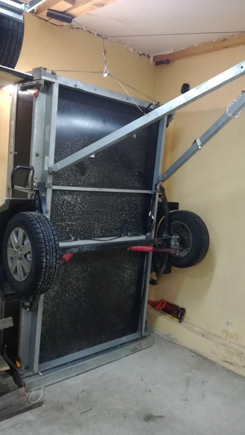 Прицеп ССТ вертикальное хранение