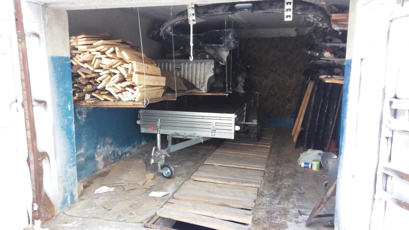 Гараж для прицепа