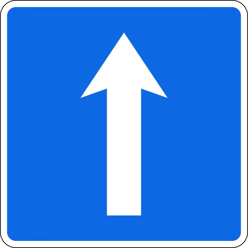 Знак одностороннее движение