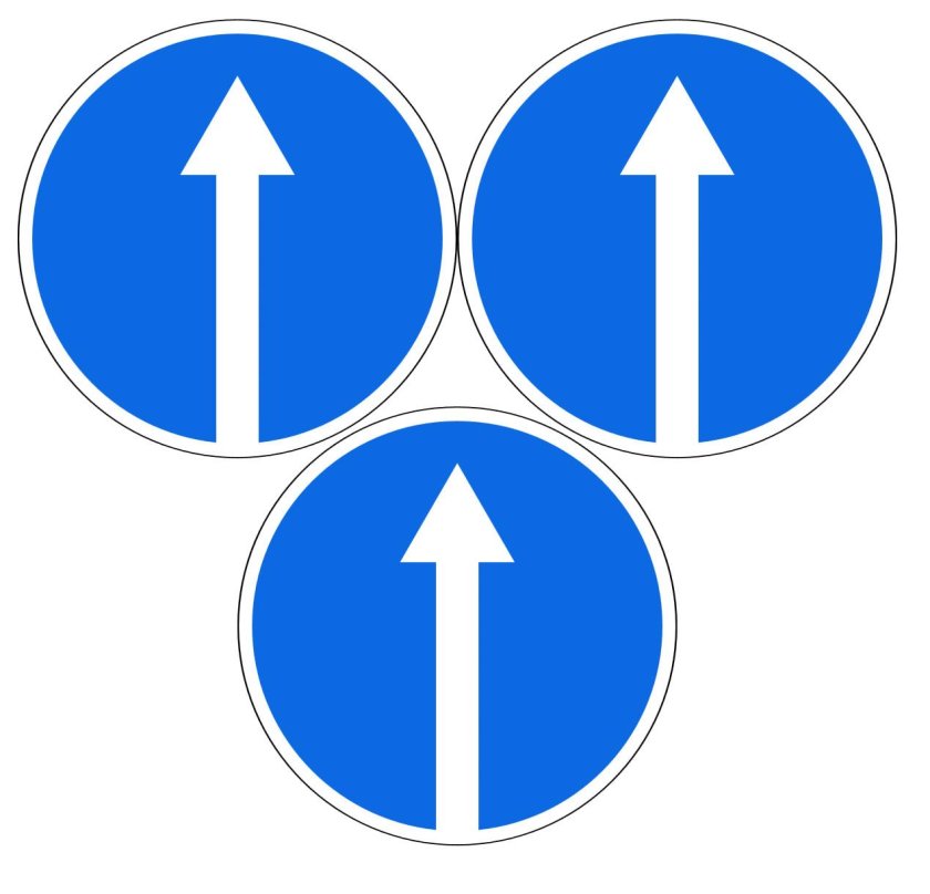 Знак 4.1.1 4.1.1 4.1.1 "движение прямо"