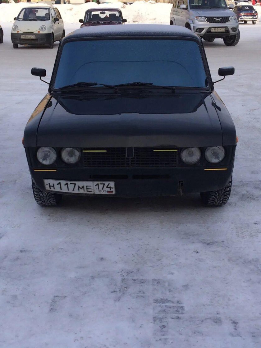 ВАЗ 2106 чёрная тонированная